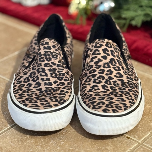 Women’s Leopard Print Vans Size 6 - Picture 3 of 7